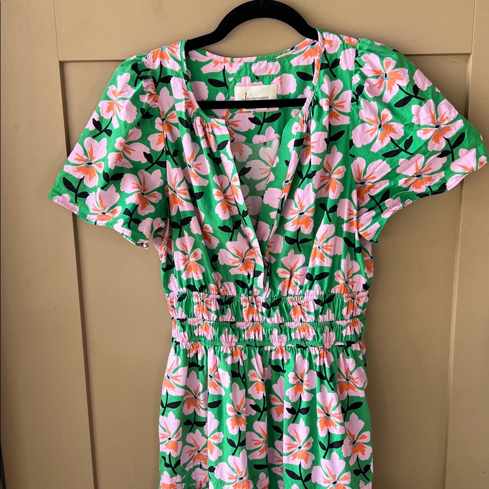 Anthropologie Somerset Mini Dress Vibrant Floral Sz S - Picture 3 of 12